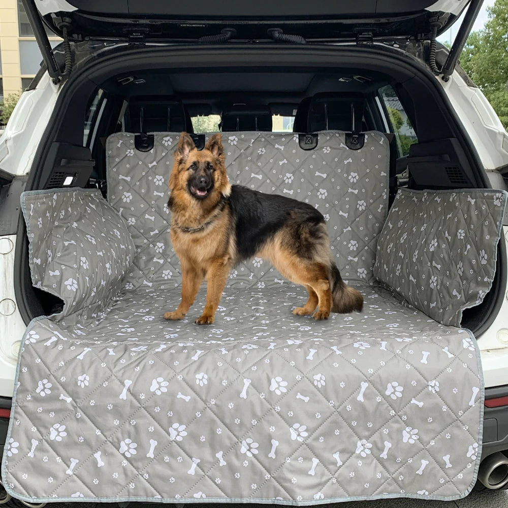 Waterproof Dog Cargo Liner & Seat Cover - Large, Universal Fit for SUVs, Sedans, and Vans