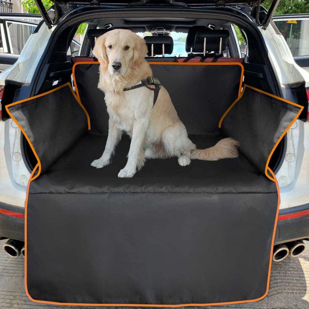 Waterproof Dog Car Seat Cover - 600D Oxford Cloth Pet Travel Carrier & SUV Cargo Liner